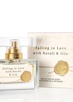 Парфумна вода falling in love with neroli &amp; iris avon