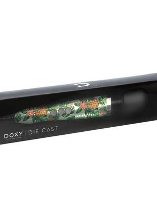 Вибромассажер doxy die cast pineapple, очень мощный, питание 220в, металлический корпус 2
