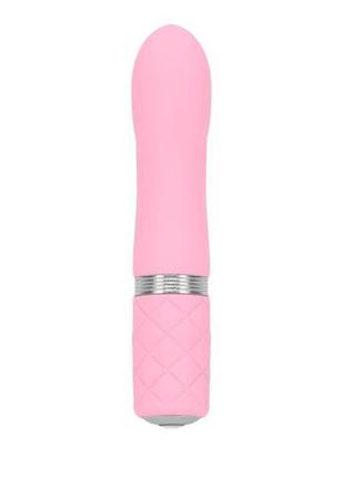Роскошный вибратор pillow talk - flirty pink с кристаллом сваровски, гибкая головка