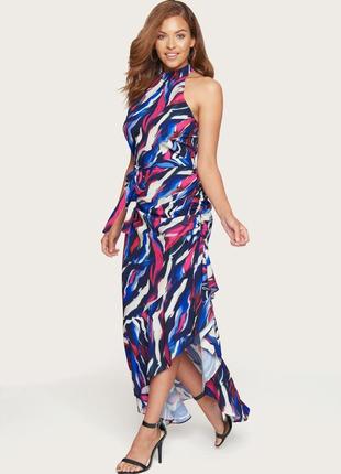 Сукня з принтом lana print ruffled maxi dress