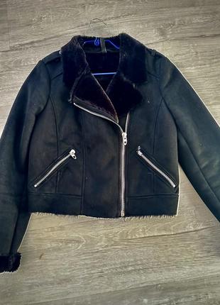 Укорочена дублянка zara
