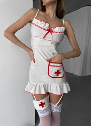 Эффектный костюм медсестрычки 💉3 фото