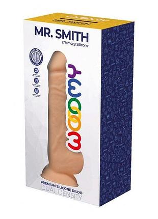Фаллоимитатор wooomy mr.smith, телесный 2