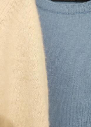 Світлий светр, джемпер вовна в сьилі massimo dutti8 фото