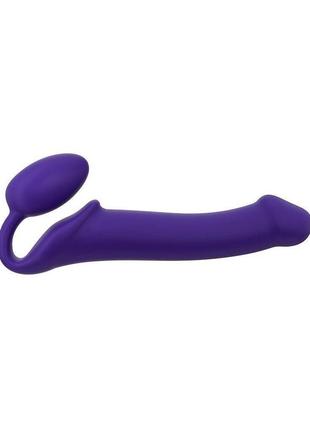 Безремневой страпон strap-on-me violet l, полностью регулируемый, диаметр 3,7см