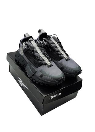 Reebok zig kinetica edge winter серые (мех)❄️6 фото