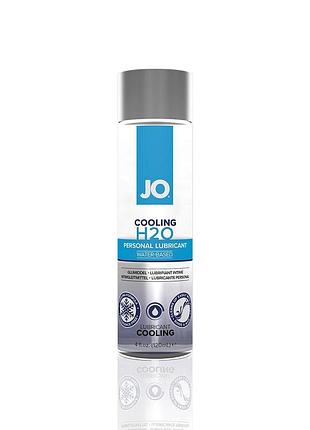 Охолоджувальна змазка на водній основі system jo h2o cooling (120 мл) з ментолом, рослинний гліцерин