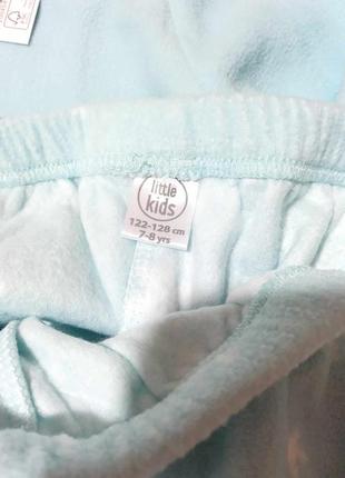 Тепла флісова піжама дитяча на дівчинку комплект флісовий теплий кофта штани джогери3 фото