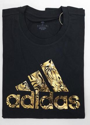 Оригінальна футболка adidas liquid foil badge of sport tee / hk91575 фото