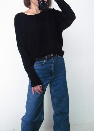 Светр чорний у рубчик jean batiktryk pascale 🖤