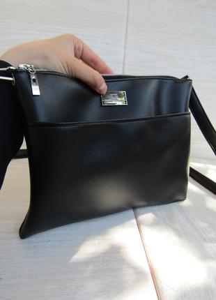 Чорна сумочка \ клатч handmade3 фото