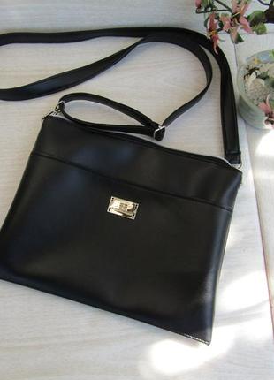 Чорна сумочка \ клатч handmade4 фото