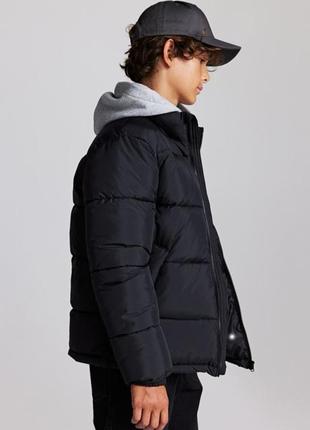 Куртка. курточка. пуфер. зима. зимня. чорна. бренд. h&m
