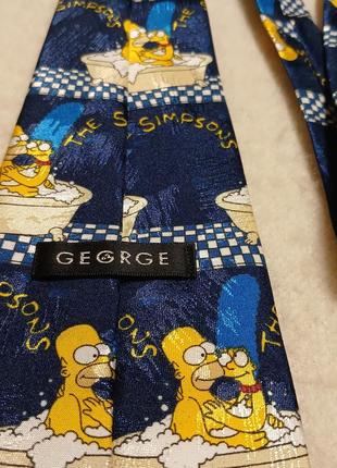 Коллекционный стильный качественный английский брендовый галстук george7 фото