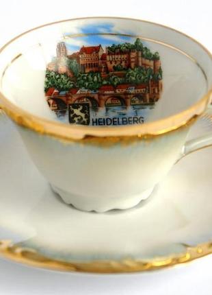 Еспресо чашка+блюдце heidelberg 1960-ті germany