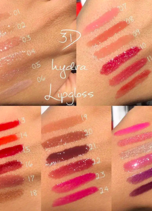 Супер блеск для губ 3d hydra lipgloss kiko milano кико милано7 фото