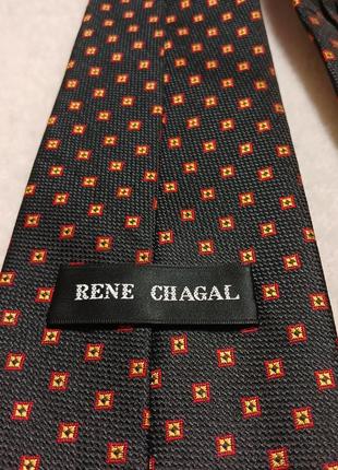 Качественный брендовый галстук rene chagal ручной работы7 фото