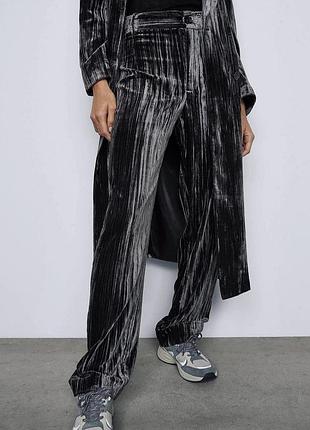 Велюрові штани від zara