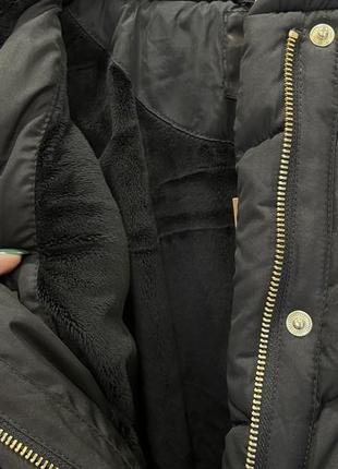 Зимняя куртка пальто парка для девочки некст next 128 1467 фото