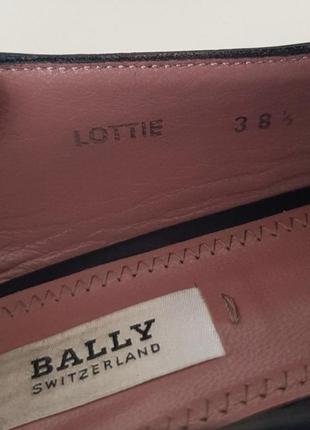 Лоферы bally lottie натуральная кожа оригинал мюли туфли слипоны5 фото