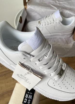 Nike air force 1’07 white premium 33 фото