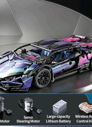 Конструктор lamborghini 1314 деталей на радіокеруванні, technic lamborghini sian1 фото