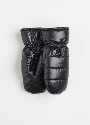 Дутые варежки h&m 8-12, 12-14+ (перчатки, краги)