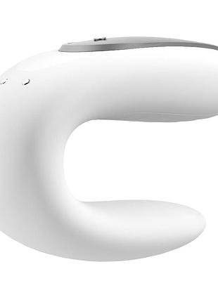 Смарт-вибратор для пар satisfyer double fun (white) с пультом ду 2