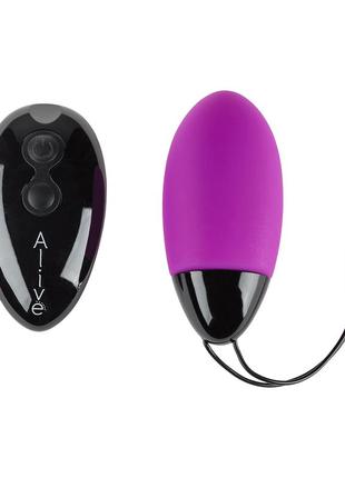Потужне віброяйце alive magic egg max violet з пультом дк