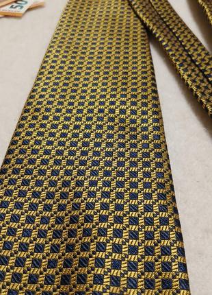 Качественный стильный брендовый итальянский галстук ручной работы renato casati