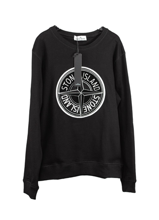 Чоловіча кофта stone island sweatshirt black.