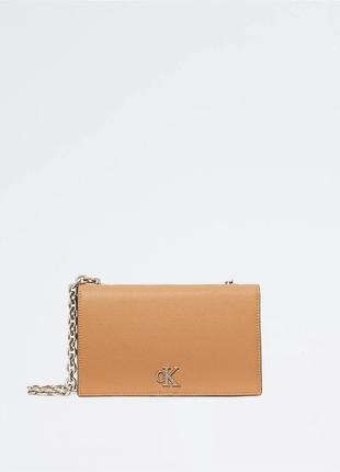 Нова сумка calvin klein (ck black minimal monogram chain strap bag) з американками