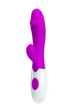 Вібратор pretty love snappy vibrator pink 18, 20 см