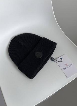 Шапочка  moncler full black