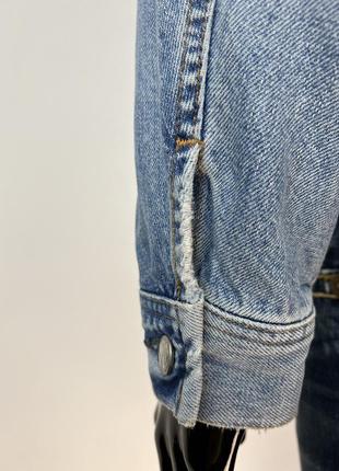 Итальянская винтажная джинсовая куртка джинсовка4 фото