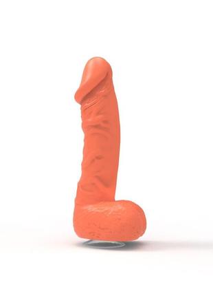 Крафтовое мыло-член с присоской pure bliss big coral, натуральное