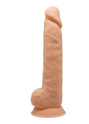 Фаллоимитатор реалистичный silexd arnold flesh (model 5 size 10in), двухслойный, силикон+silexpan, д