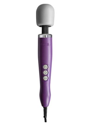 Вібромасажер doxy original purple, дуже потужний, живлення 220в