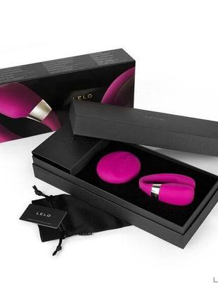 Вібратор для пар lelo tiani 3 cerise, 2 мотори, пульт дк 3