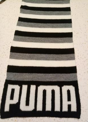 Новий шарф puma graphic scarf ж6 фото