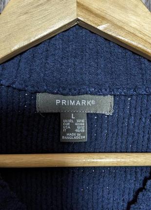 Темно-синий шениловый свитер primark #32365 фото
