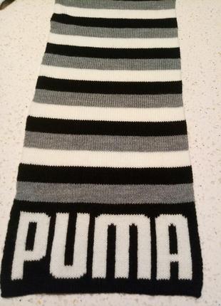 Новый шарф puma graphic scarf ч