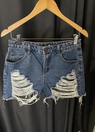 Джинсові шорти boohoo