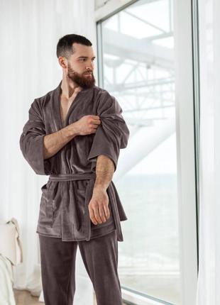 Чоловічий піжамний домашній костюм5 фото