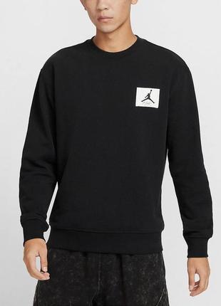 Кофта(світшот) джордан jordan flight black hoodie
