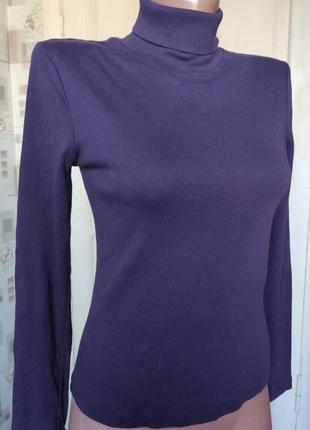 Водолазка гольф-кофта баклажан.