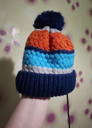 Шапка детская на меху