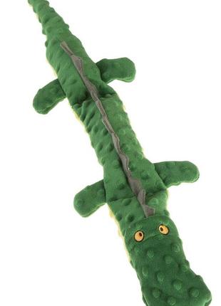 Іграшка для собак gimdog зелена крокодил 63.5 см (8009632052793)