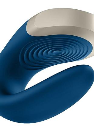 Смарт-вибратор для пар satisfyer double love (blue) 6