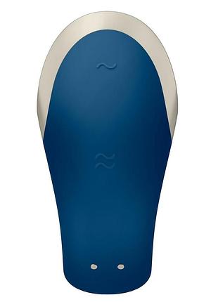 Смарт-вибратор для пар satisfyer double love (blue) 4